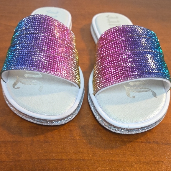 Juicy Couture Glitter Gradient Slides - Picture 10 of 16